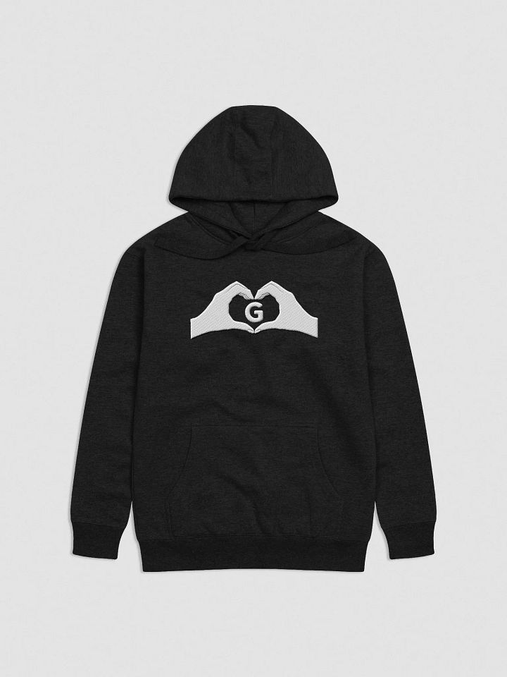 Heartfelt Love "G" Embroidered Unisex Premium Hoodie product image (1)