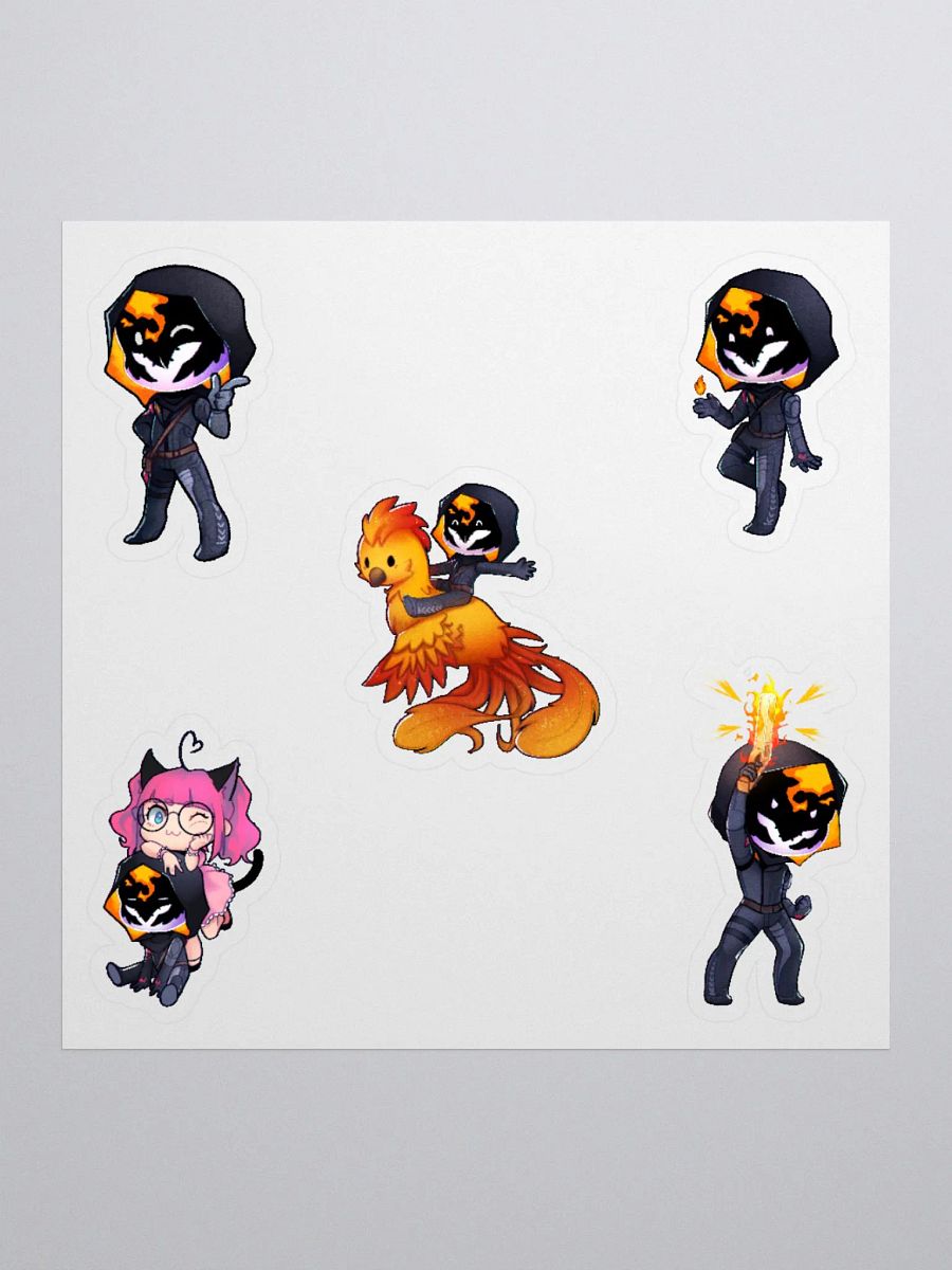 Chibi Collection Kiss Cut Sticker Sheet product image (1)
