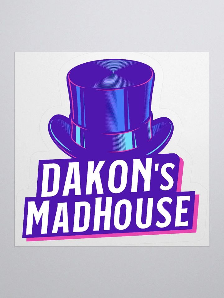 Dakon's Madhouse Signature Sticker product image (1)