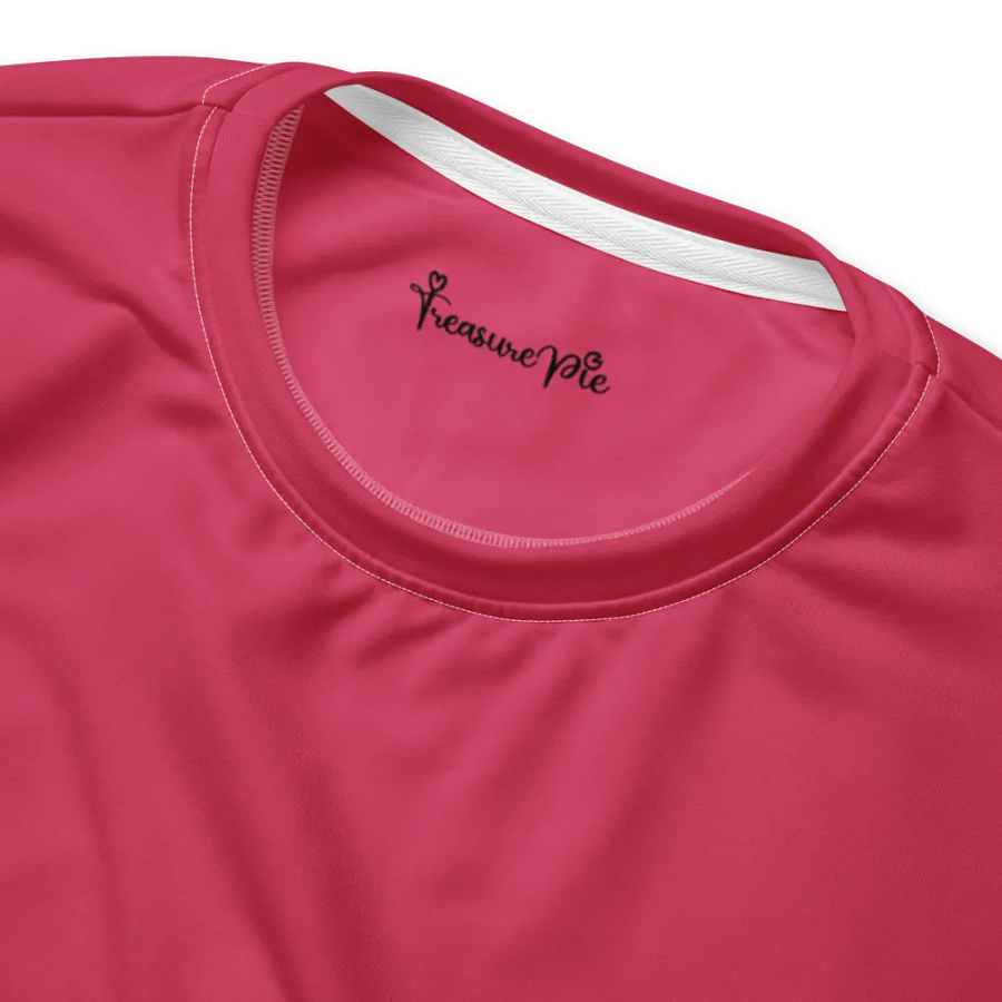 Plain Ruby Red True Summer Unisex Recycled Polyester Heavyweight Premium Sweatshirt by Treasure Pie product image (4)
