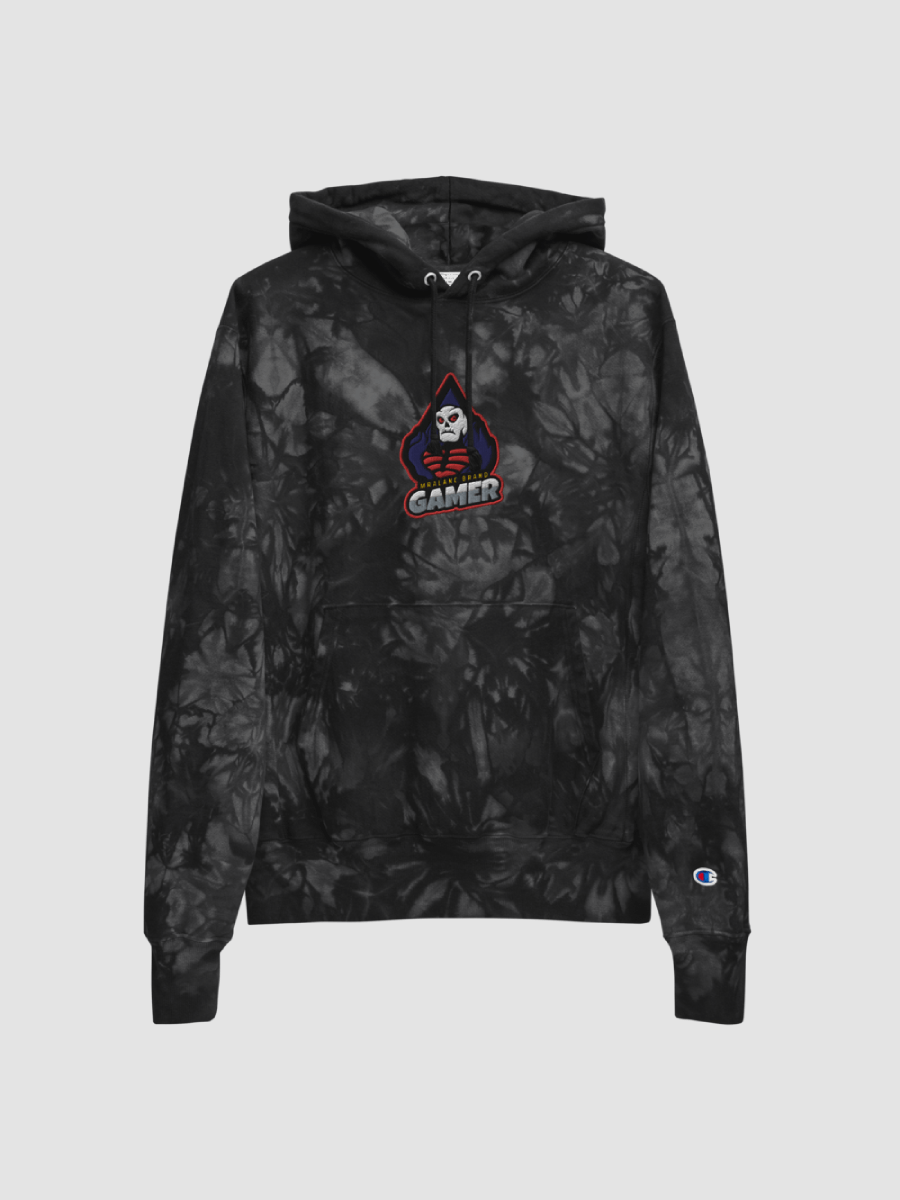 Gamer At Heart Champion Tie Dye Hoodie Champion Brand product image (3)