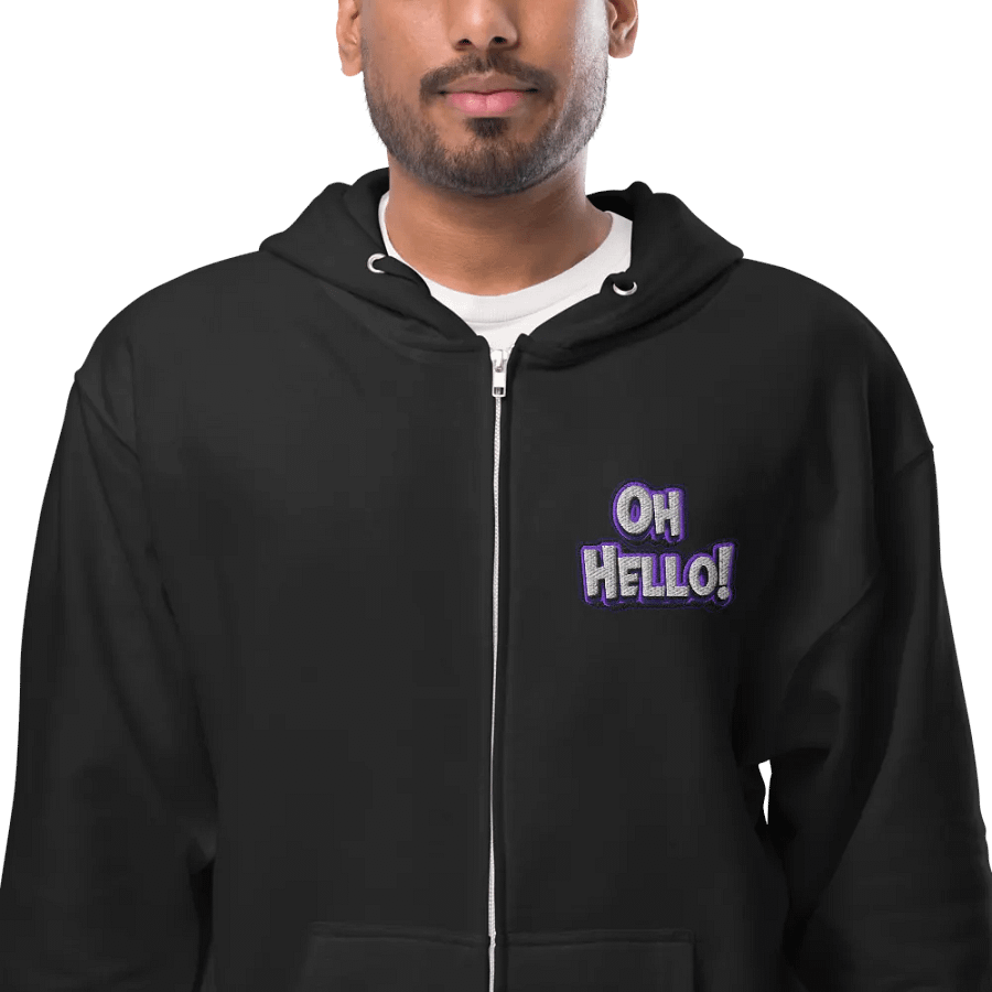 Hello! Zip-Up Hoodie product image (1)