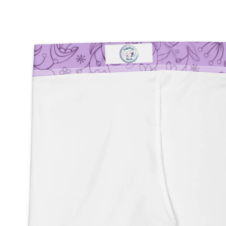 Light Purple Lilac Floral Women's Leggings product image (11)