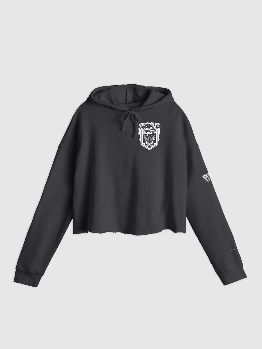 DarkAlpha American Flag/ Axe, Women’s Lightweight Cropped Hoodie product image (1)