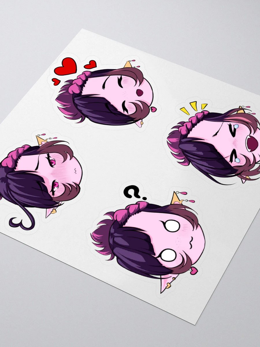 Yae Stickers - Hearts, Blush, Eh?, and Laughing product image (3)