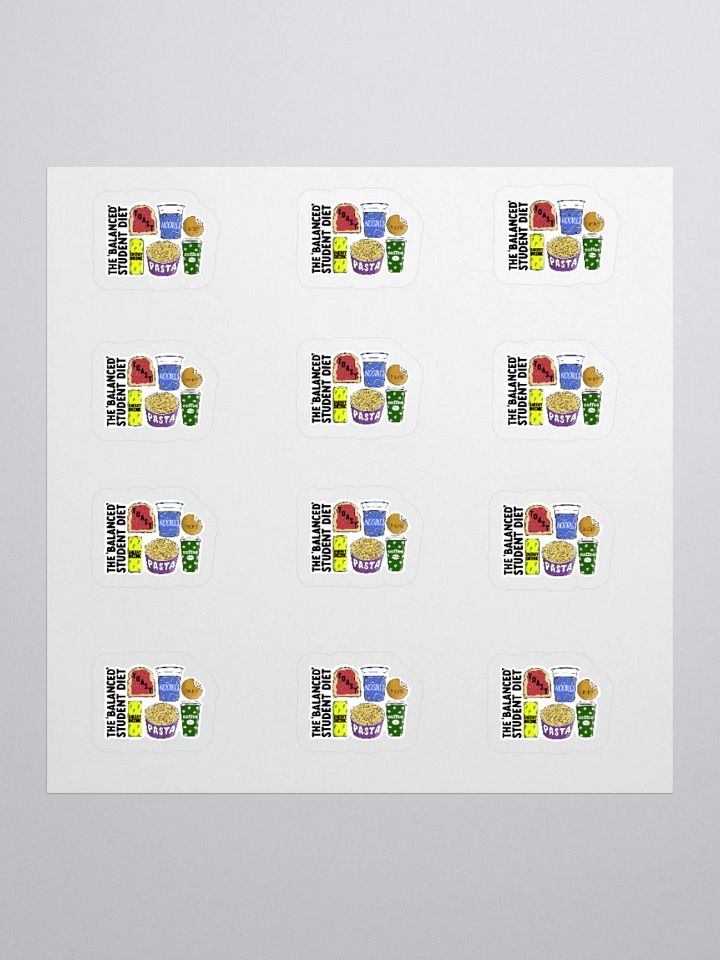 Student Diet Sticker (SMALL Sheet) product image (1)