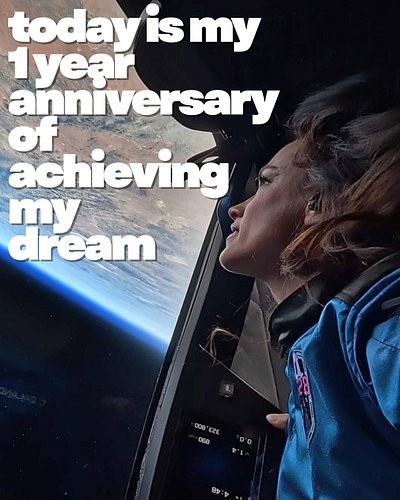 Today is the 1 year anniversary of achieving my dream. Thank you to everyone who supported and/or cheered me on along the way...