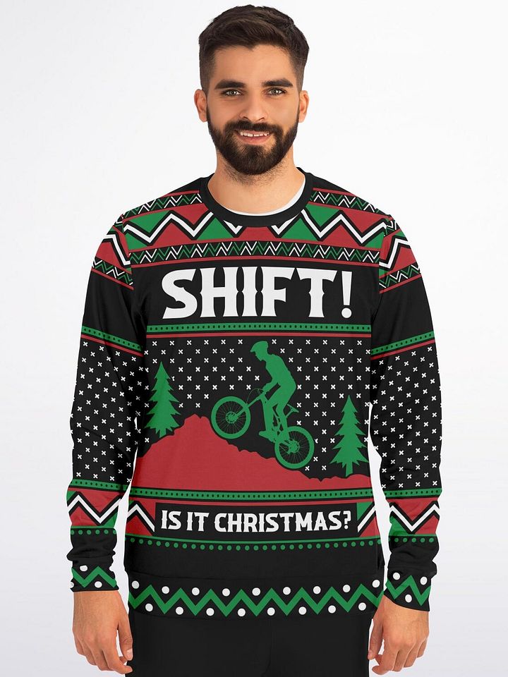Festive Cycling Christmas Sweater - 