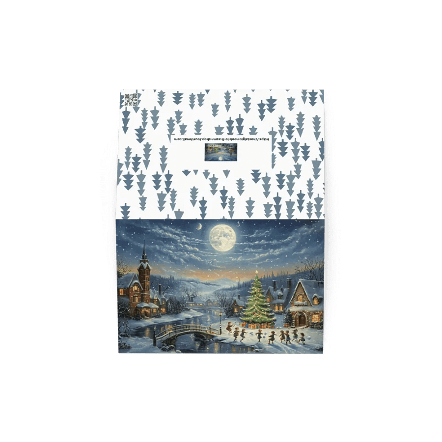 Vintage Christmas Wonderland Card product image (4)