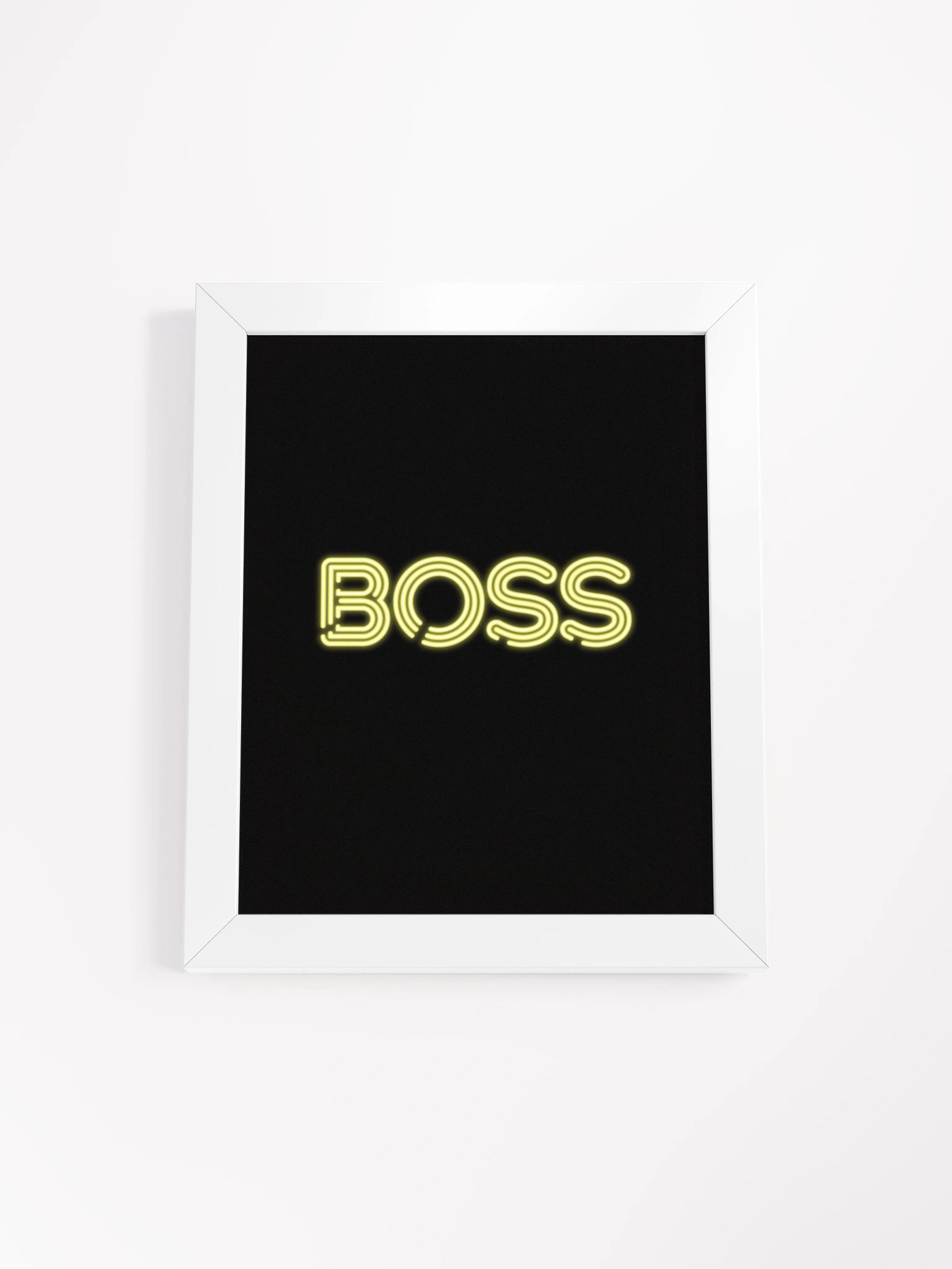 Neon Boss Framed Poster product image (1)