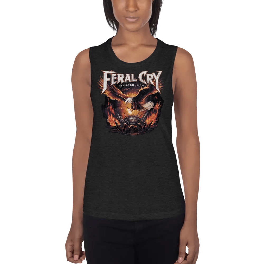 Feral Cry Forever Free Eagle Women's Tank product image (2)