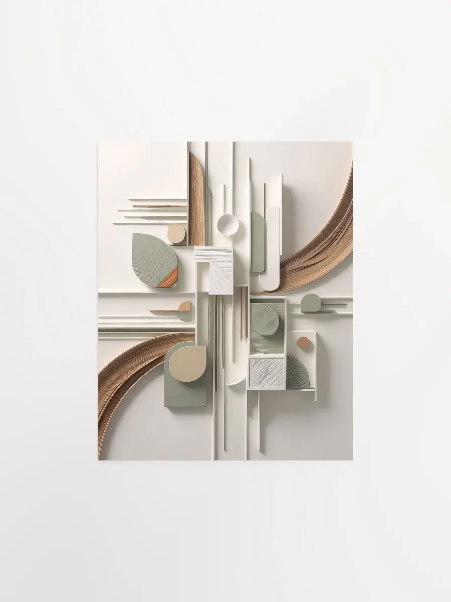 Modern Minimalist Art v2 - Poster - Small and Standard Sizes - 8x10-11x14-12x16-16x20 Inches product image (1)