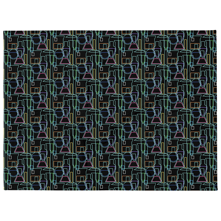 Chemistry Lab Lines Throw Blanket product image (2)