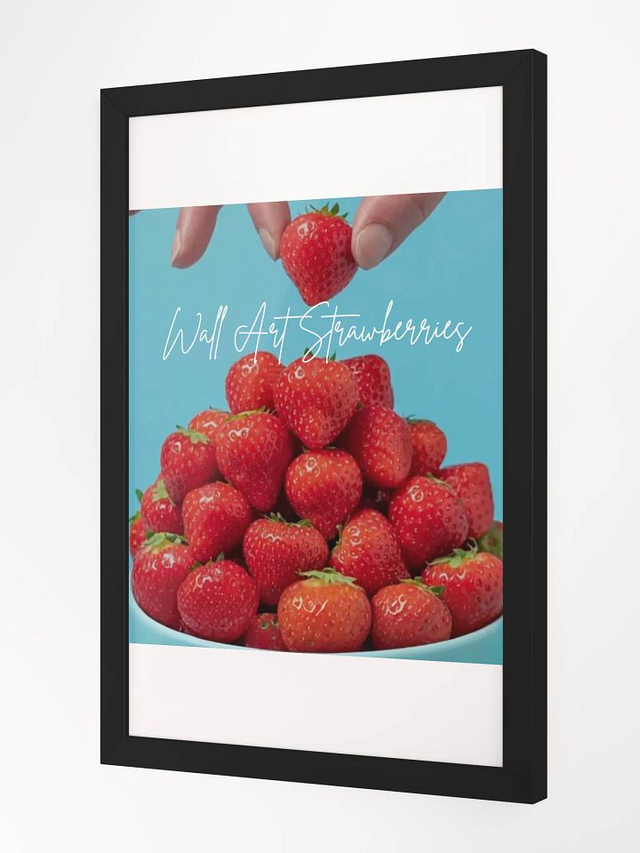 Wall Art Strawberries Framed High-Quality Matte Poster (in) product image (9)