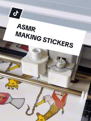 ASMR - Making Stickers.  All stickers are available on my TikTok Shop! FREE STICKER on Every Order! #asmr #asmrsounds #stickers #stickershop #stickermaking #howtodraw #art #diystickers #creative #stickerart #trippy #digitalart #tiktokshop #tiktokshopfinds 