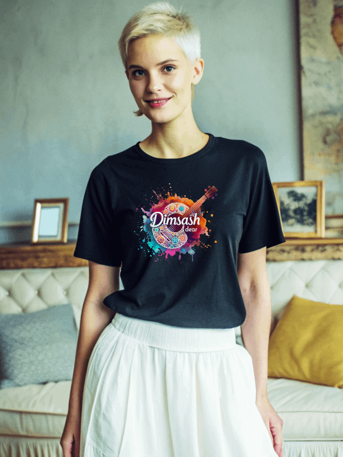 Singer From Kazakhstan Bella Canva T-Shirt Unisex product image (2)