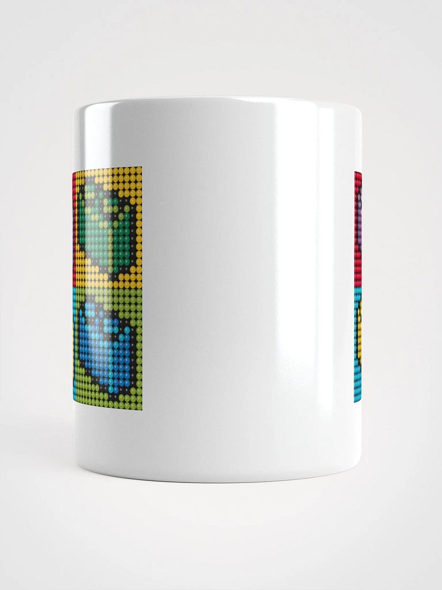 Brick Pixel Art White Glossy Mug product image (6)