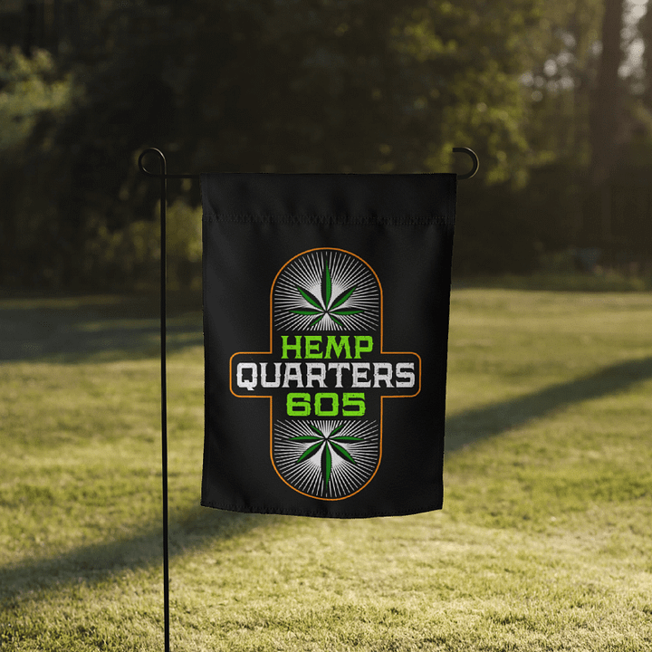 Hemp Quarters Garden Flag product image (1)