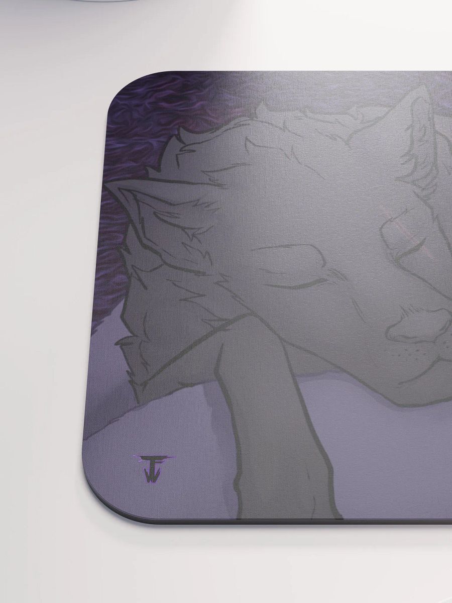 "The Slumbering Wolf" Mouse Pad product image (6)