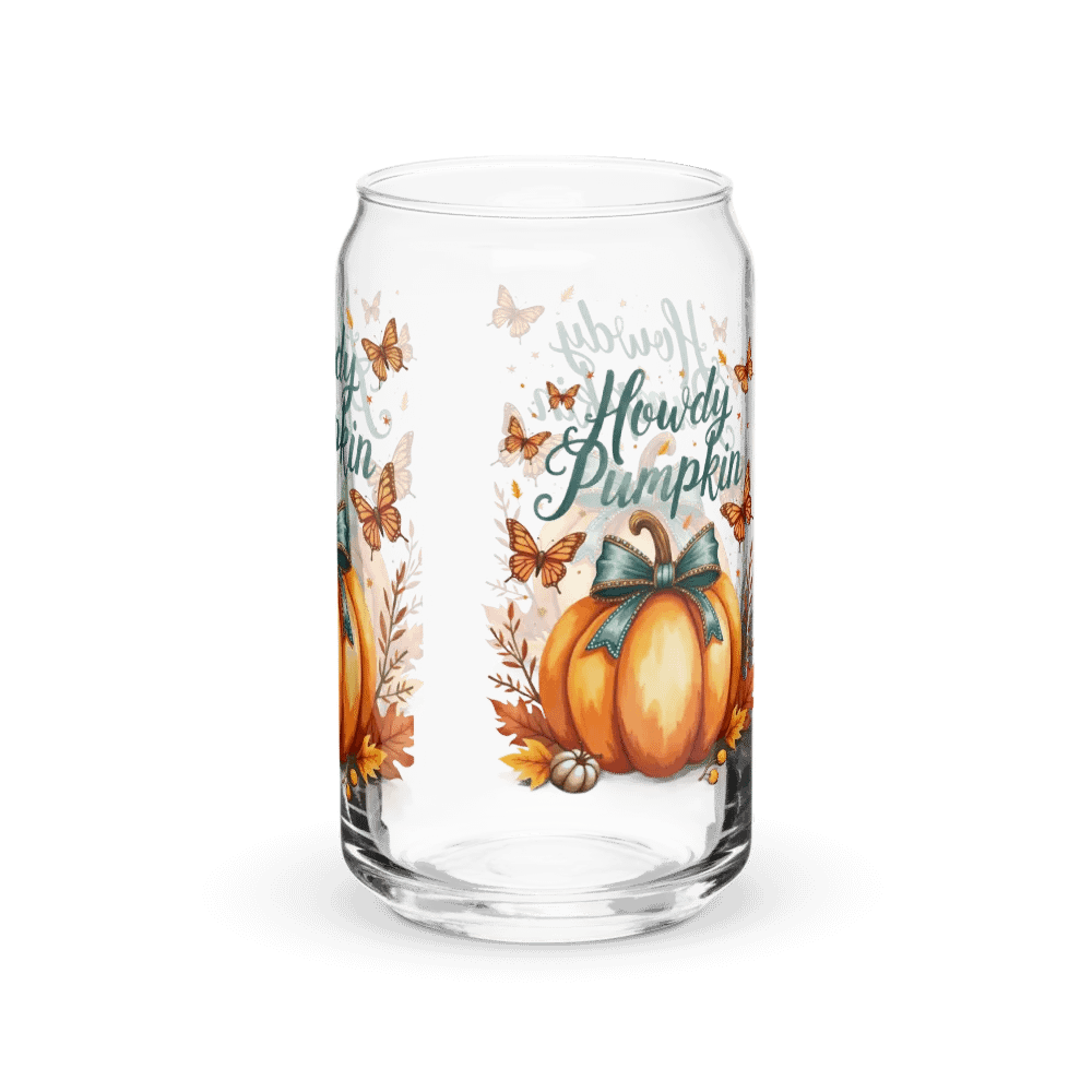 Autumn Elegance And Pumpkin Season Can-Shaped Glass Set product image (3)