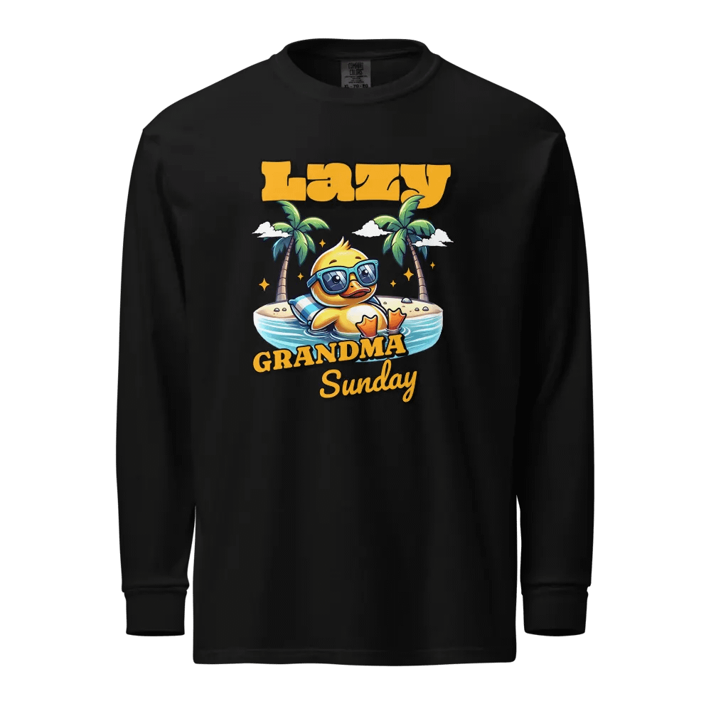 Grandma Tropical Duck Long Sleeve Shirt product image (1)