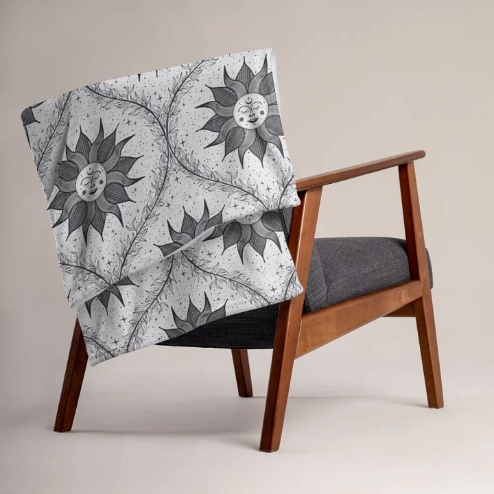 Mystic Suns and Leaves Blanket product image (1)