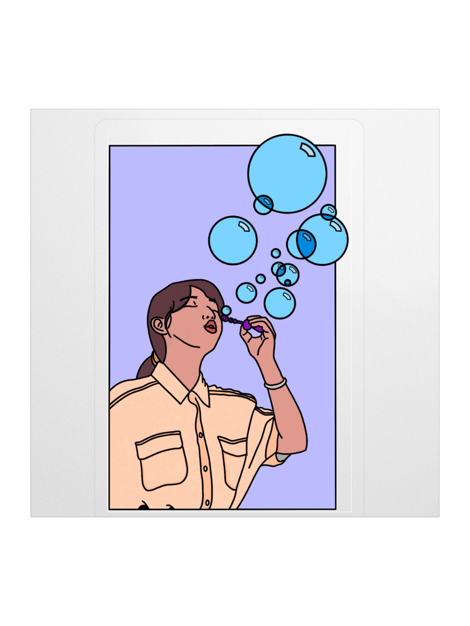 Bubbles sticker product image (1)
