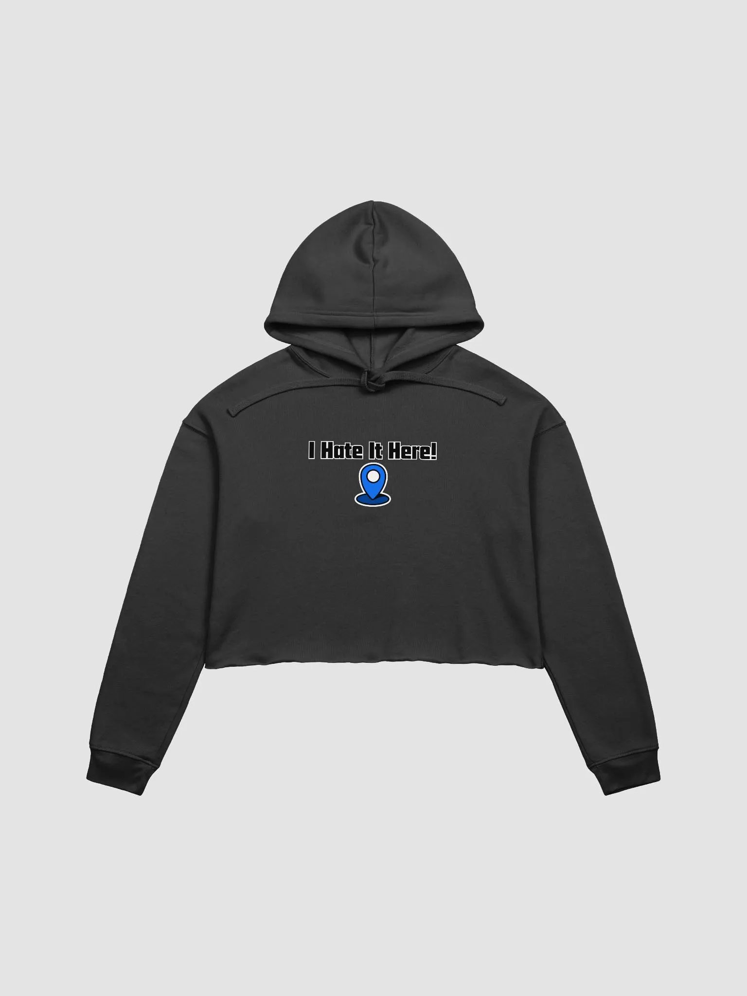 Hate It Here Ping Women's Crop Hoodie product image (1)