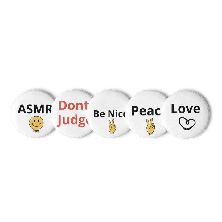 Melting Smile Pin Button Set product image (1)