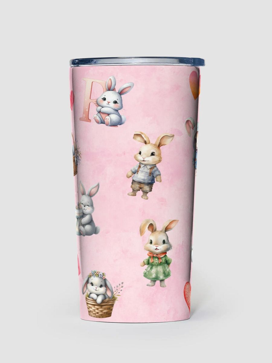 Rabbits and Hearts 20oz Stainless Steel Tumbler product image (1)