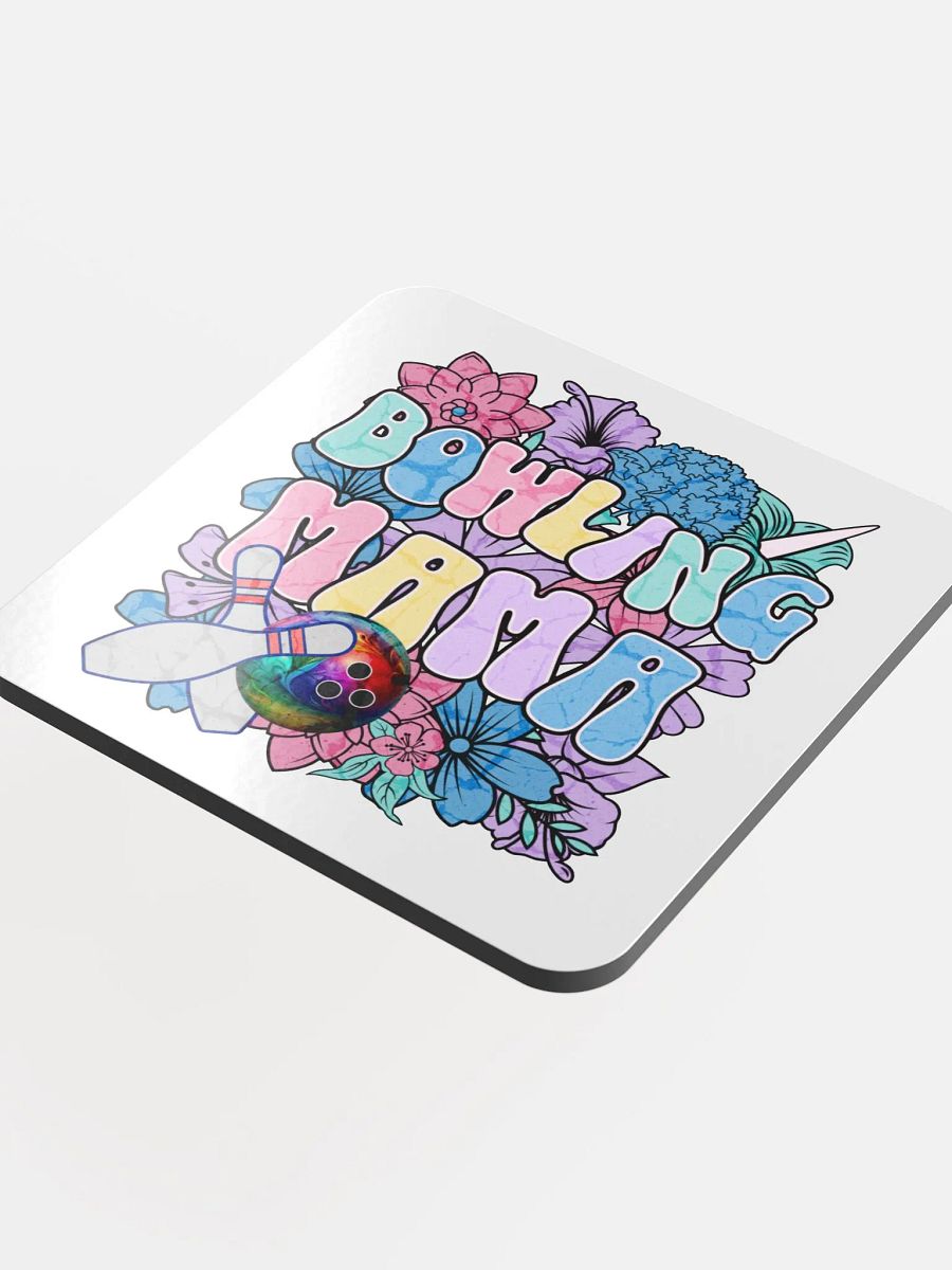 Bowling Mama Floral Cork Coaster product image (4)