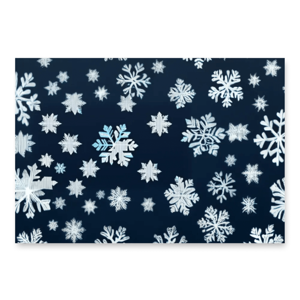 Snowflake Symphony Wrapping Paper Set product image (3)