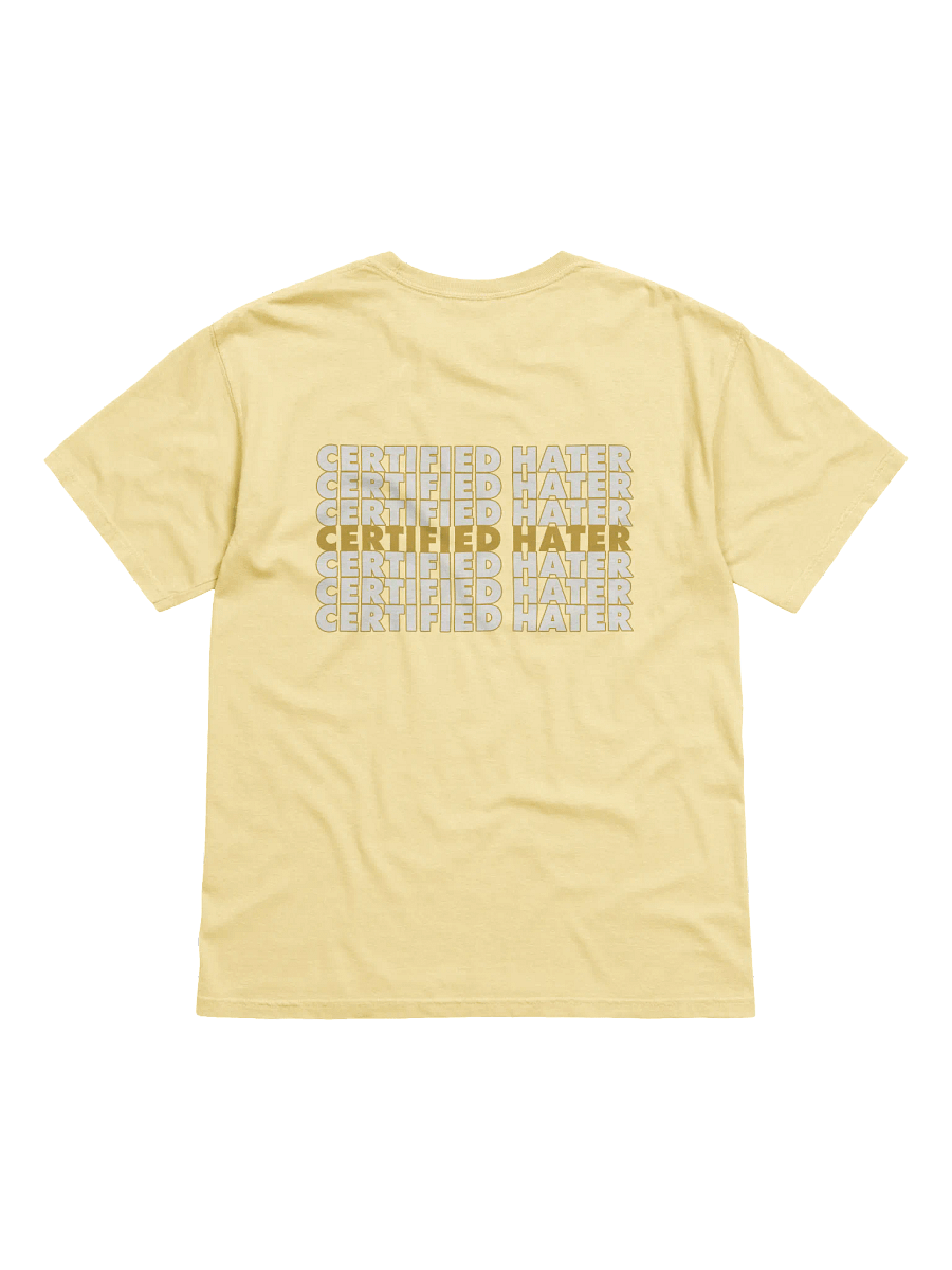 Certified Hater (Yellow) product image (10)