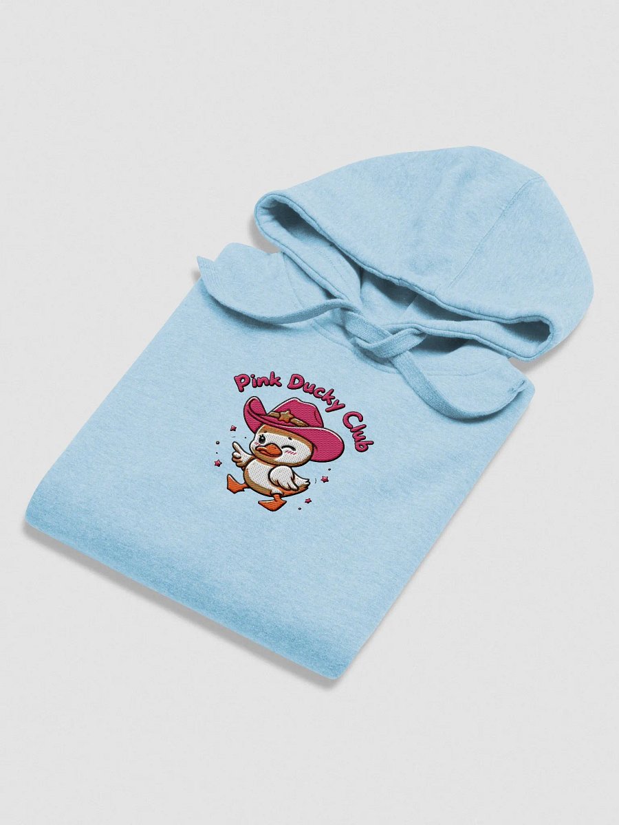 Embroided Big Pink Ducky Club Hoodie (Large Logo) product image (25)