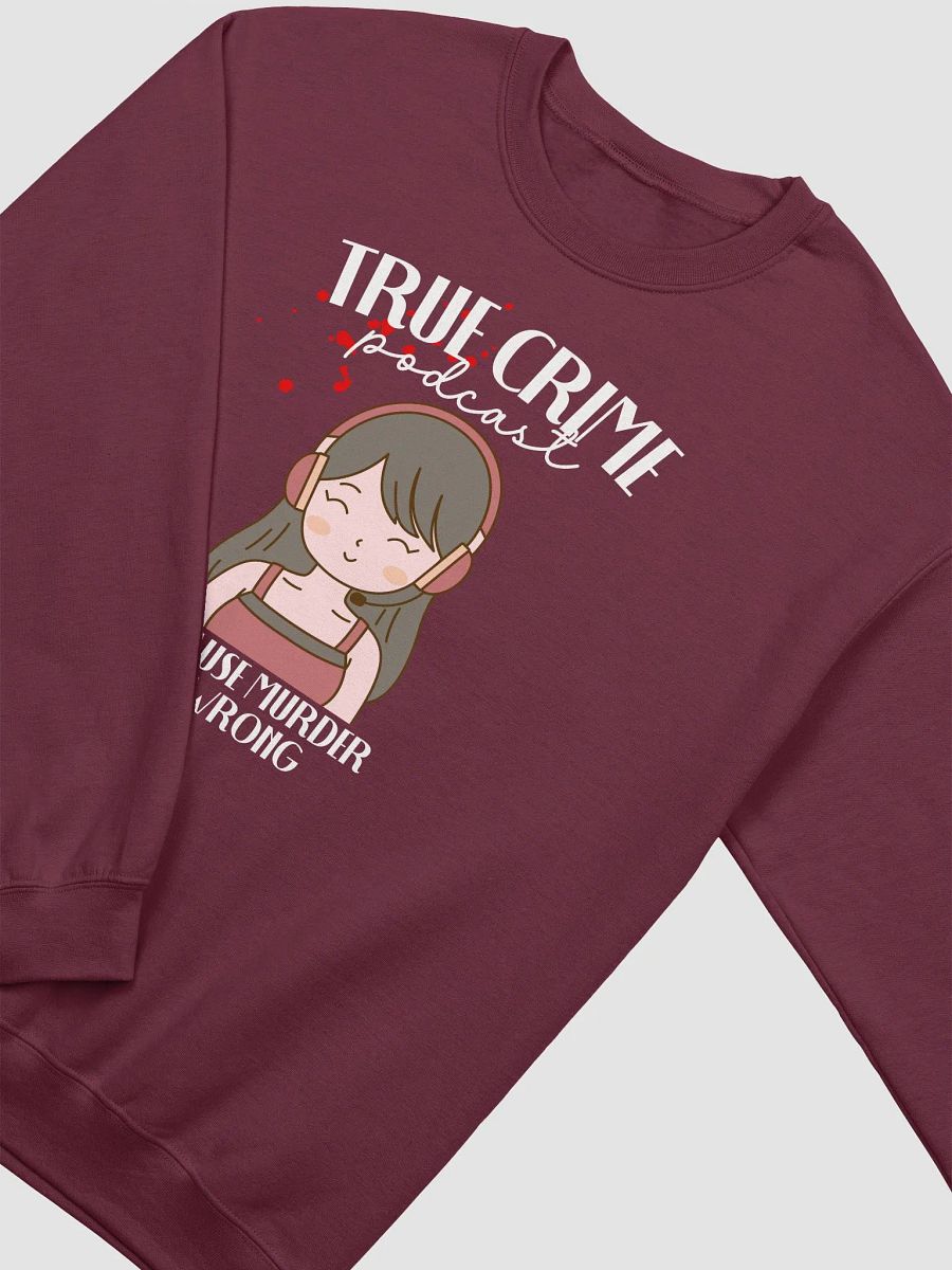 True Crime Podcast Girl Sweatshirt product image (3)