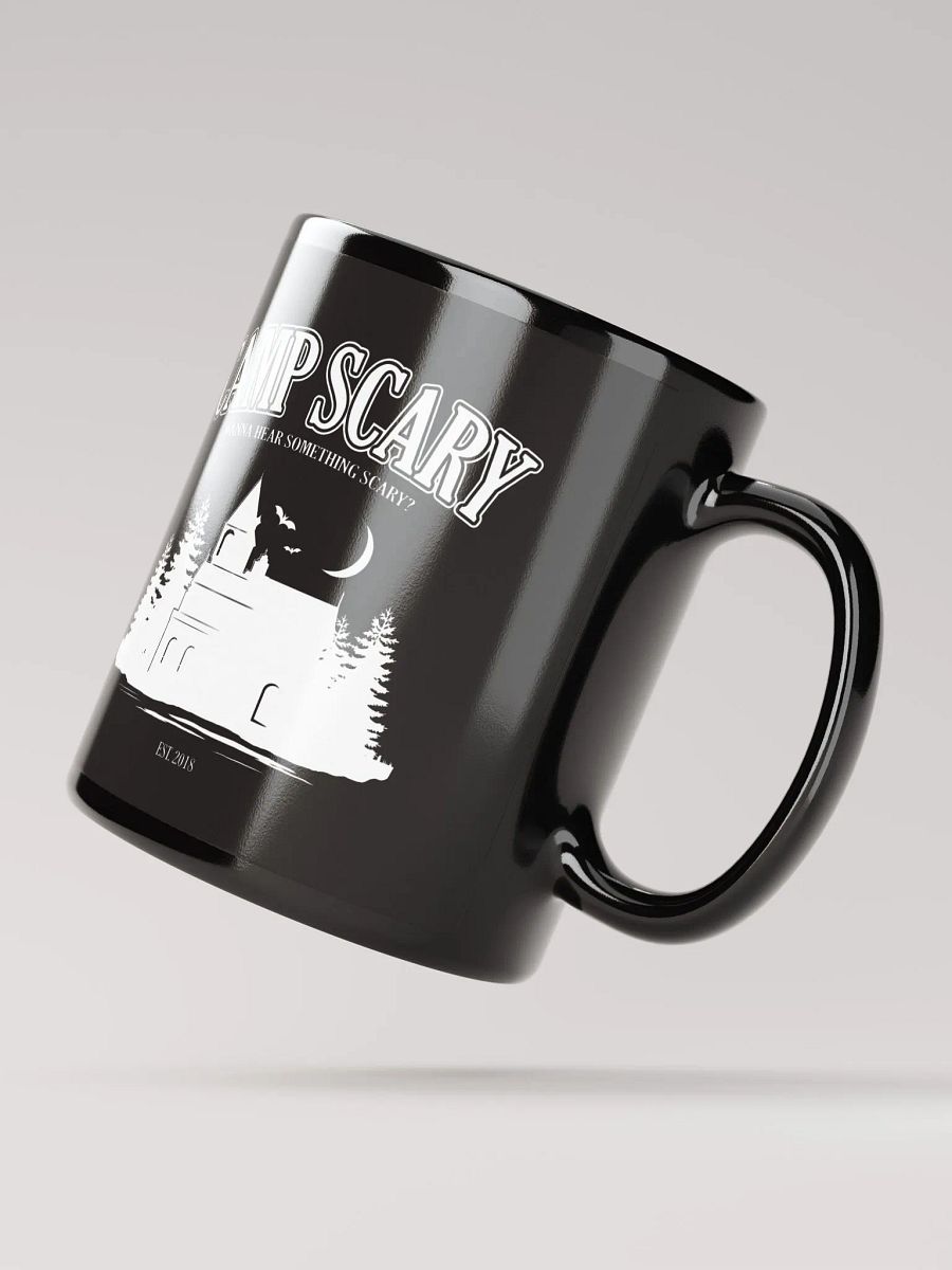 Camp Scary Black Glossy Mug product image (4)