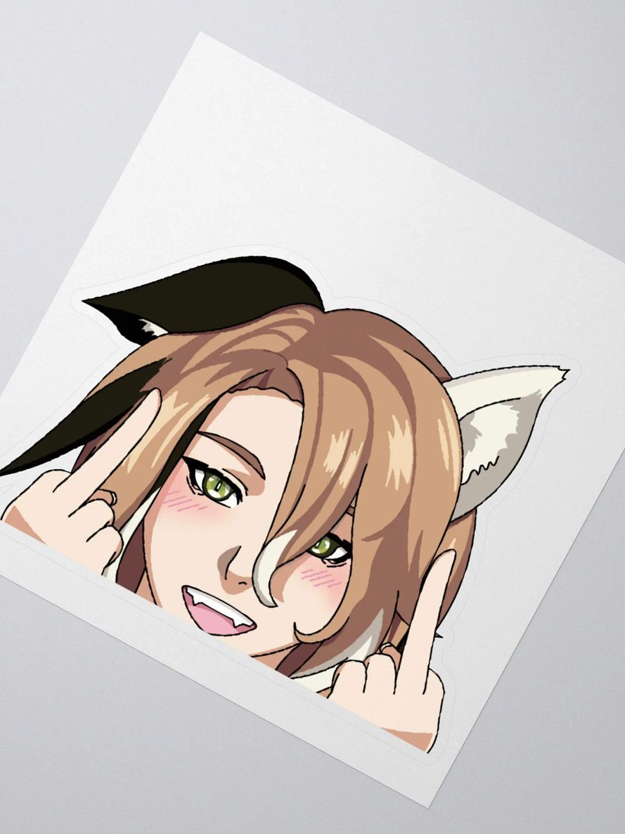 Sid peeker sticker with middle fingers product image (2)