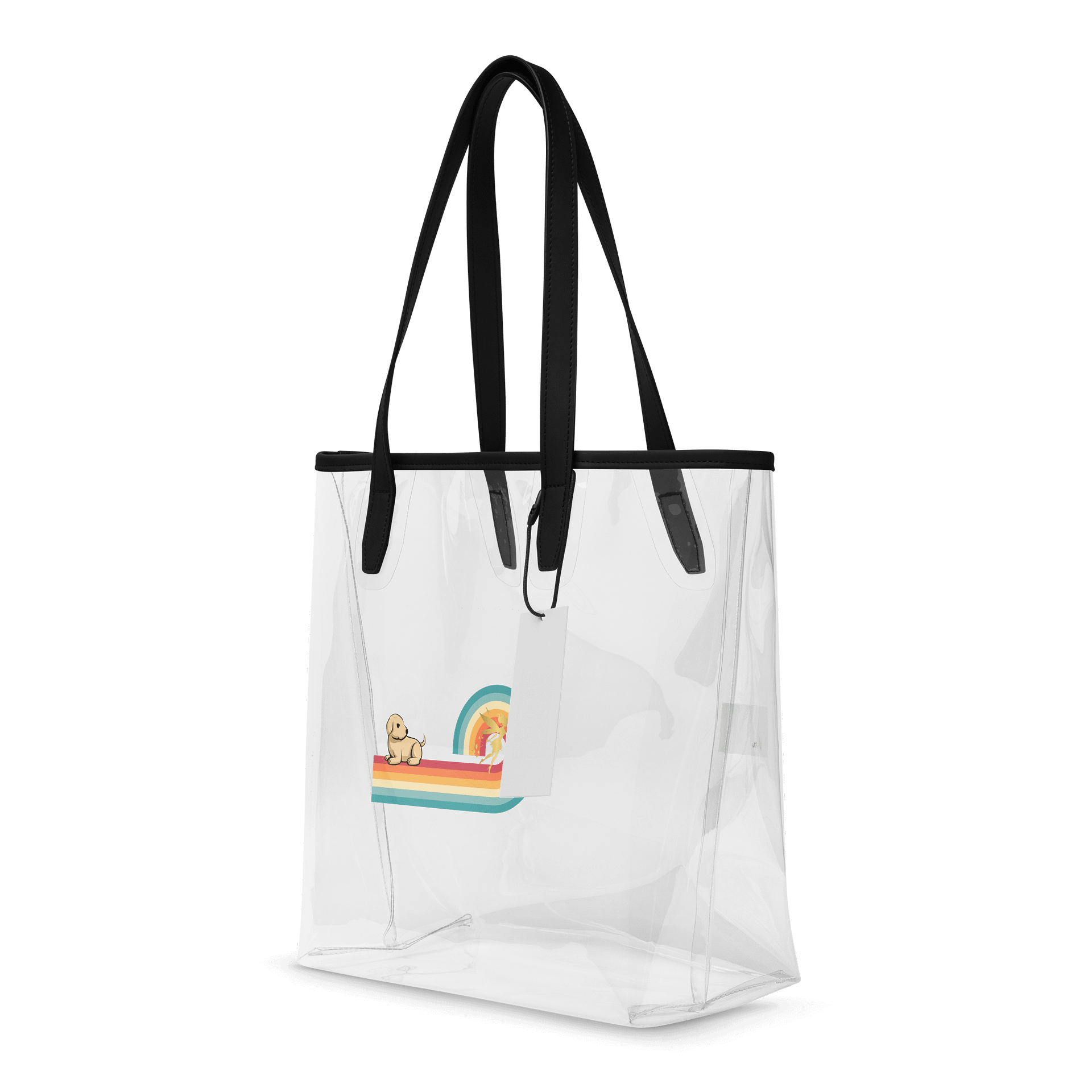Rainbow Fairy Clear Tote Bag product image (4)