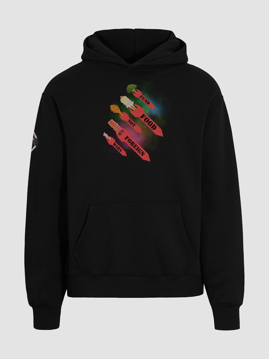 LIMITED - JULY 2025 - FOOD NOT WAR HOODIE product image (3)