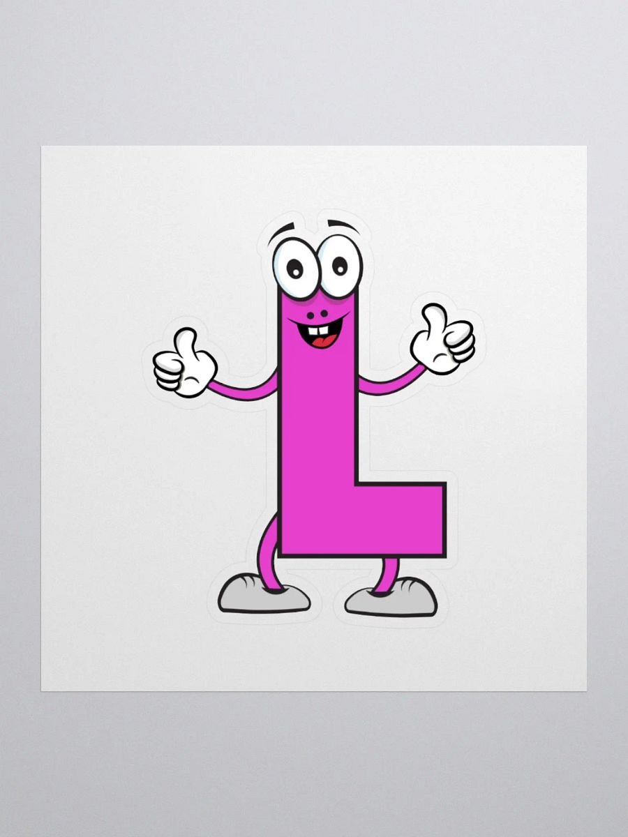 L Cartoon Character Sticker product image (1)