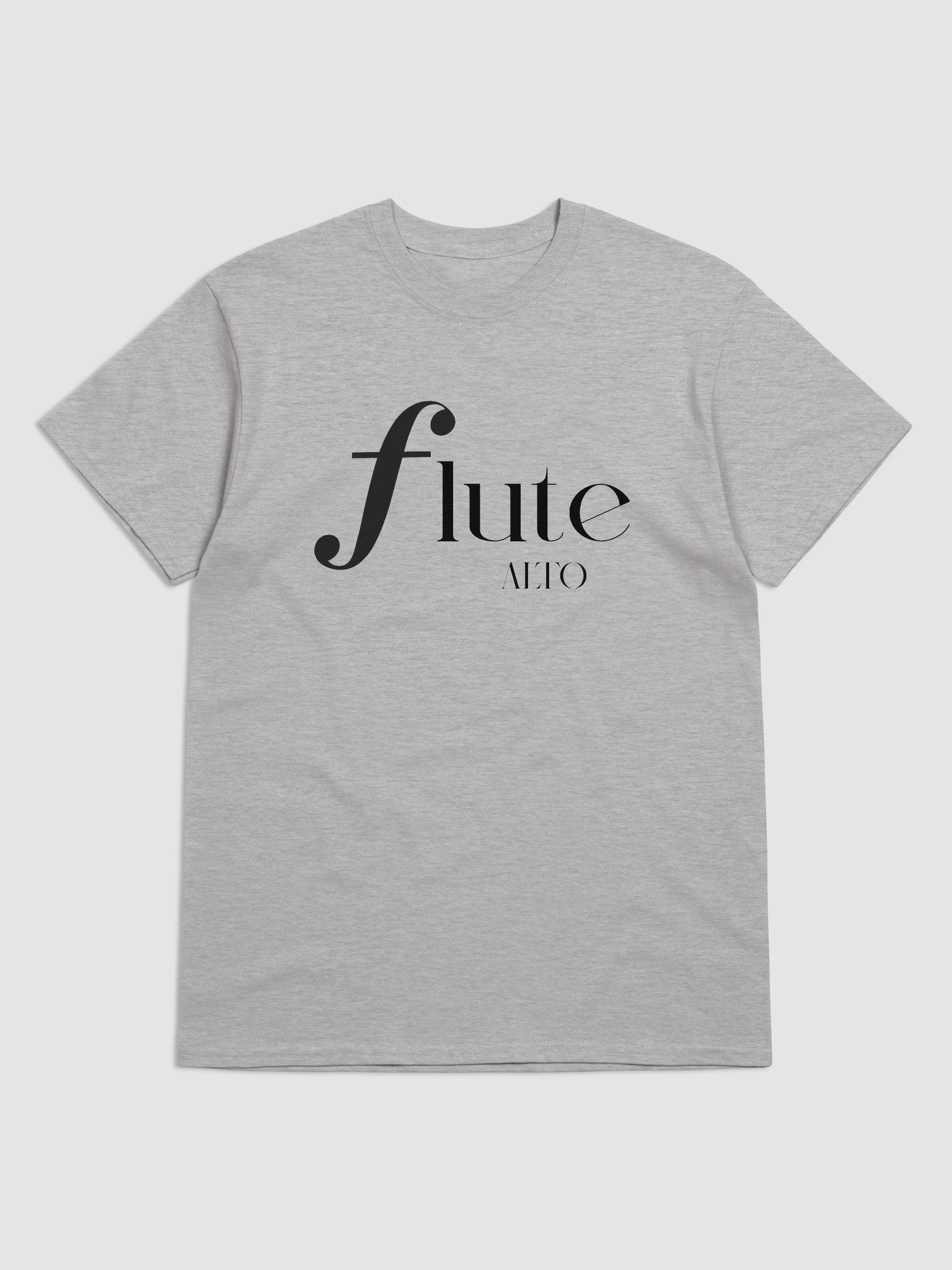 Forte Flute Tee - Black Letters - Alto - Unisex product image (5)