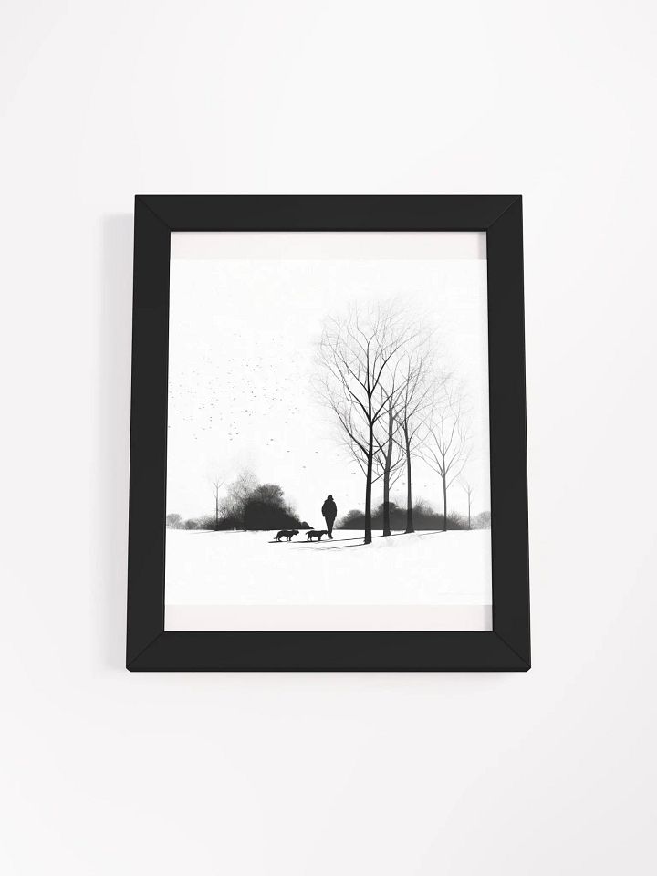 Minimalist Monochrome Wall Art - Walk in the Park 3 product image (4)