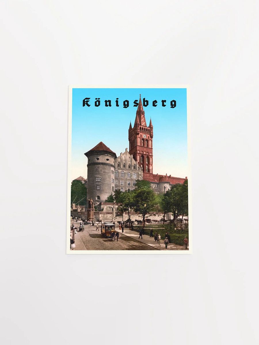 Konigsberg/Königsberg, Prussia, Germany, 1894 — retro vintage travel poster product image (9)