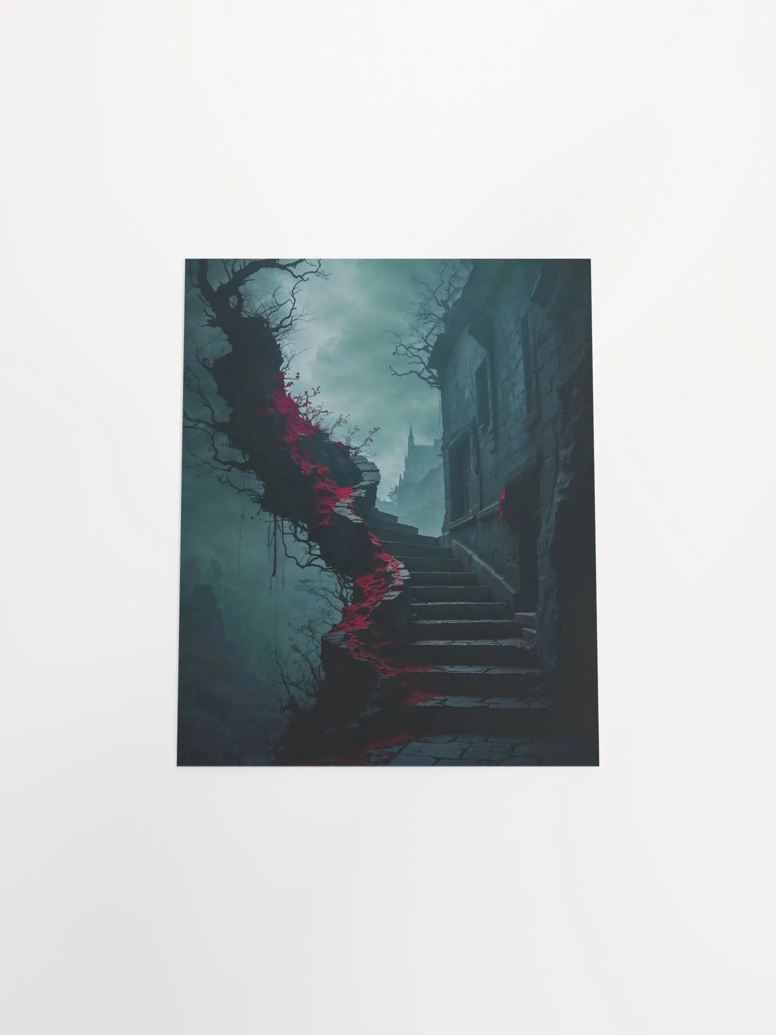 Crimson Ascent Matte Poster product image (26)