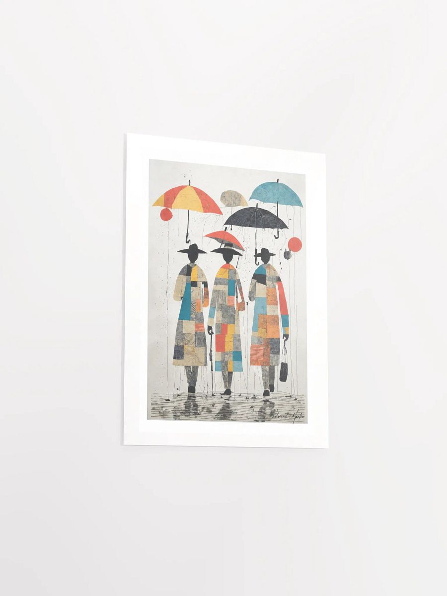 'Sunday Showers' by Edward Martin: Mixed Media Collage Print product image (4)