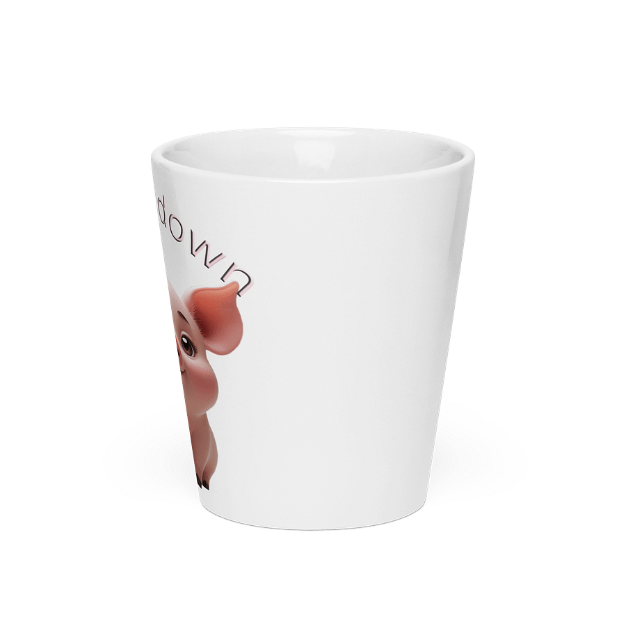 Piggy Down Latte Mug product image (3)