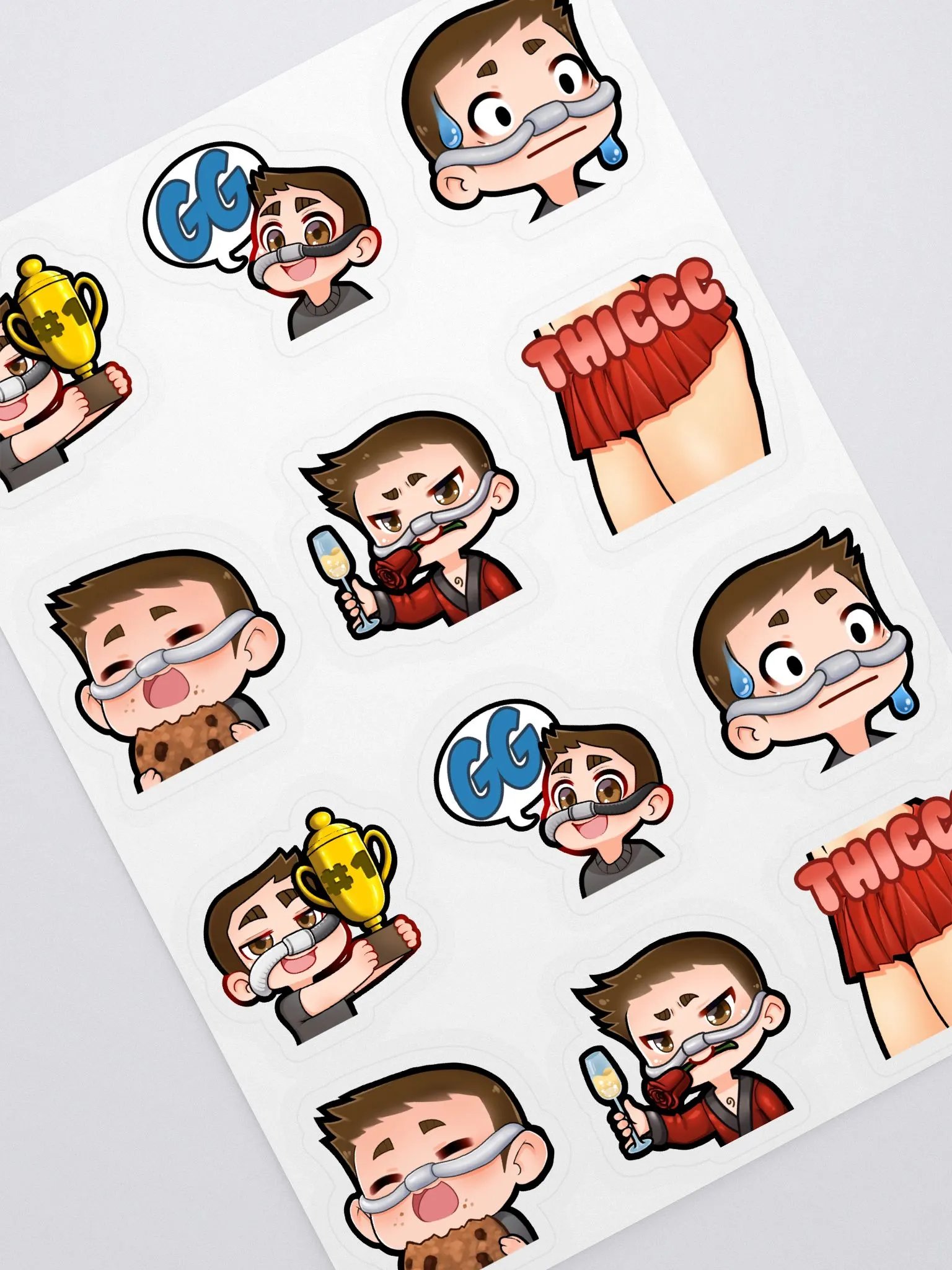 Emote Stickers (1.5 Inches) product image (3)