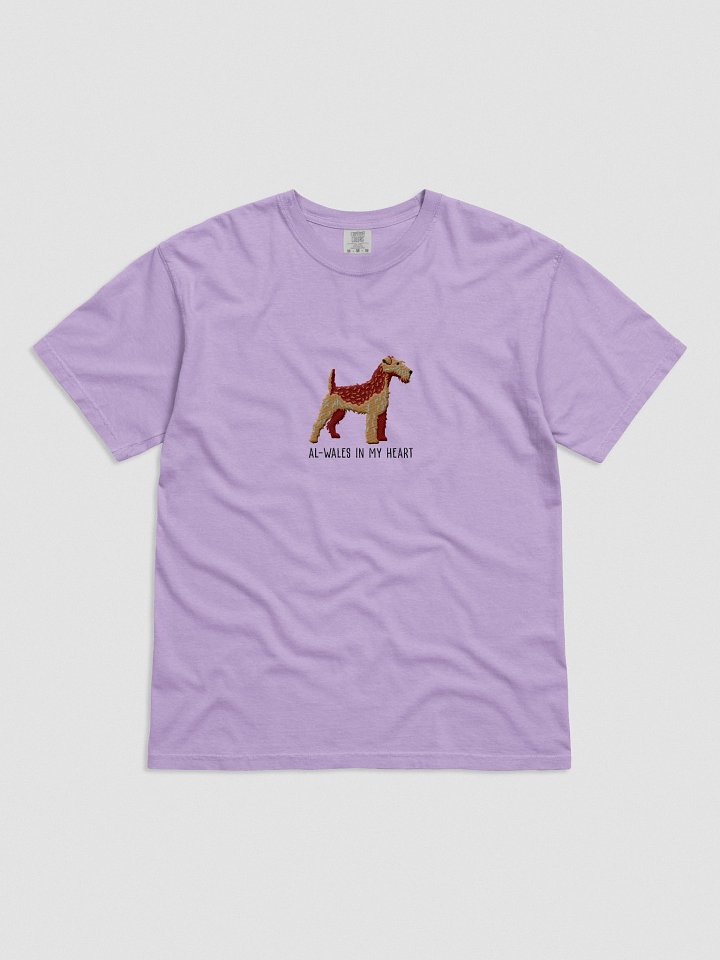 Al-Wales in My Heart T-Shirt(Embroidered) of a Fox Terrier(Red & Tan) product image (41)
