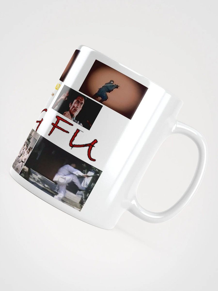 "Turbid" Kung Fu Collage White Glossy Mug product image (4)