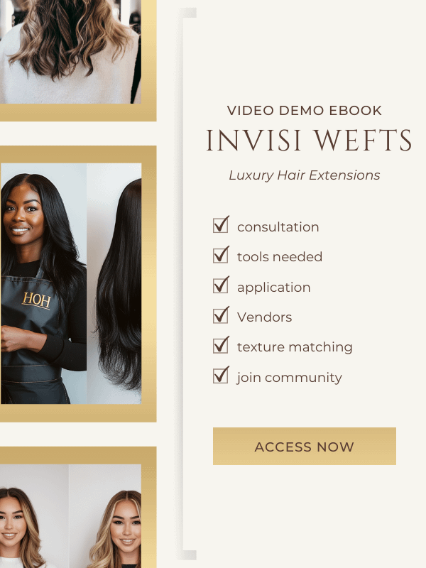 Master Invisible Flat Weft Hair Extensions Ebook product image (1)